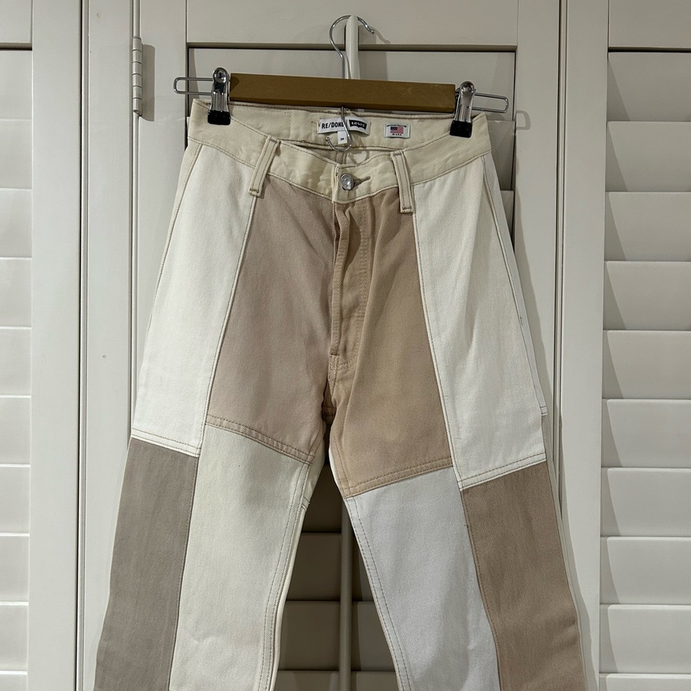 RE/DONE x Levi’s Patchwork Pants NWT - image 2